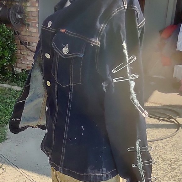 Gothic Jean jacket Halloween - Picture 5 of 9